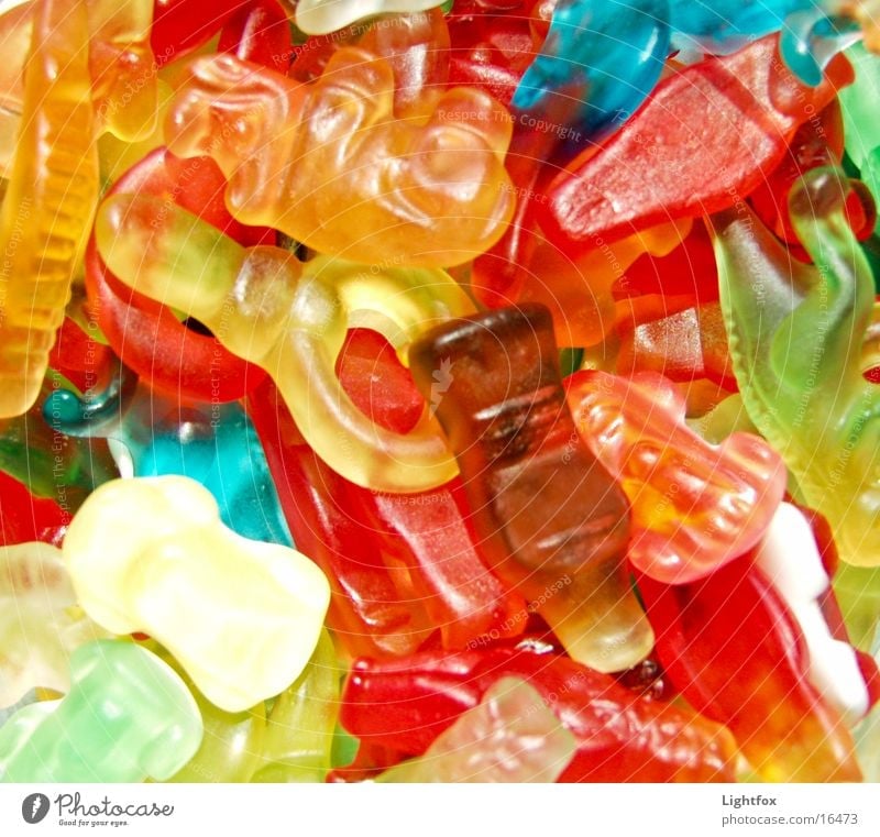 Give rubber boy2 Multicoloured Gummy bears Nutrition Delicious Rubber Calorie Sweet Fat Fatty food