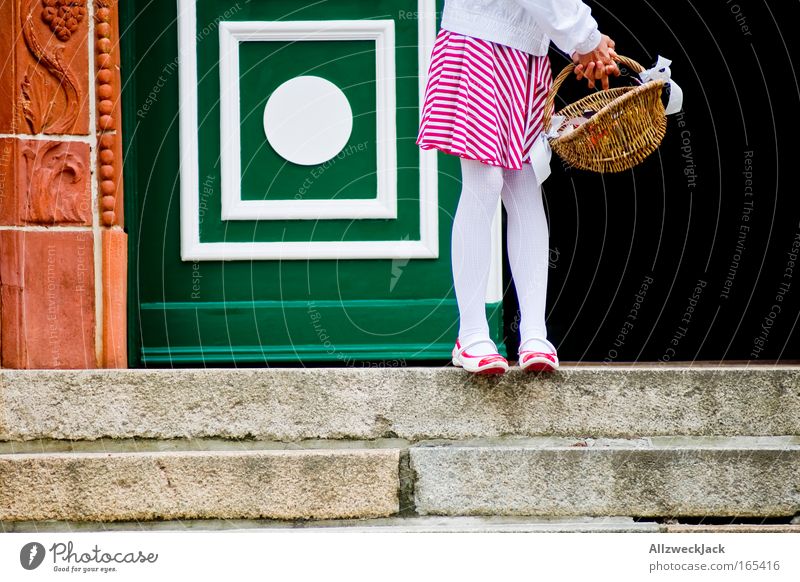 wedding exzerpt Colour photo Multicoloured Exterior shot Day Central perspective Looking away Wedding Feminine Child Infancy Legs Feet 1 Human being
