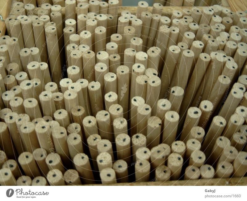dot_dots_dots Wood Wooden pole Colour Guide Craft (trade) Point diversified