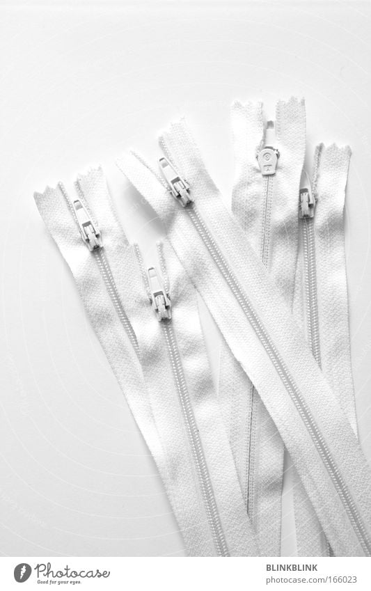 white closures Black & white photo Close-up Detail Copy Space top Neutral Background Design Leisure and hobbies Handicraft Handcrafts Knit Sewing