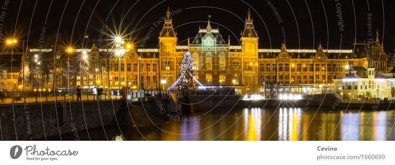 Amsterdam III Central Station Netherlands Europe Capital city Downtown Train station Manmade structures Building Tourist Attraction Transport Means of transport