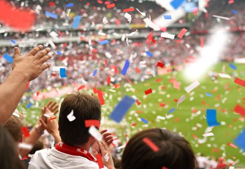 World Cup 2018 in Russia Athletic Feasts & Celebrations Sports Sportsperson Sports team Audience Fan Hooligan Stands Sporting event Cup (trophy) Success