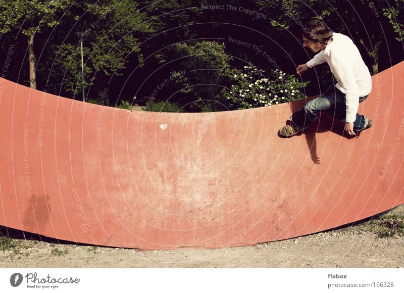 [MUC-09] Nild Schwerelos Sports Halfpipe Man Adults Youth (Young adults) Jump Athletic Threat Cool (slang) Brave Dangerous Stunt Stuntman Flying Boy (child)