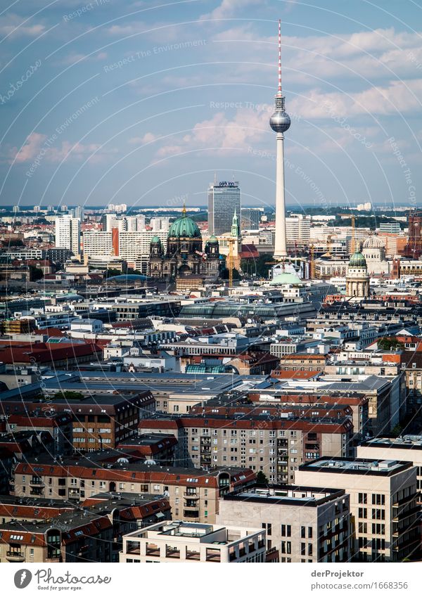 Berlin has a skyline! Vacation & Travel Tourism Trip Adventure Sightseeing City trip Capital city Downtown Tower Tourist Attraction Landmark Monument Emotions