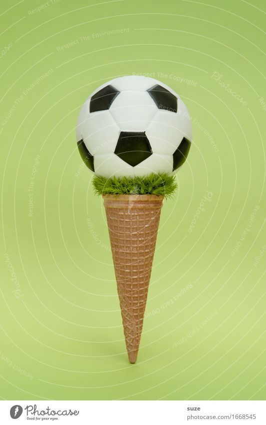 EM Ice Nature Food Nutrition Eating Fast food Design Joy Playing Feasts & Celebrations Sports Ball sports Sporting event Success Soccer Football pitch