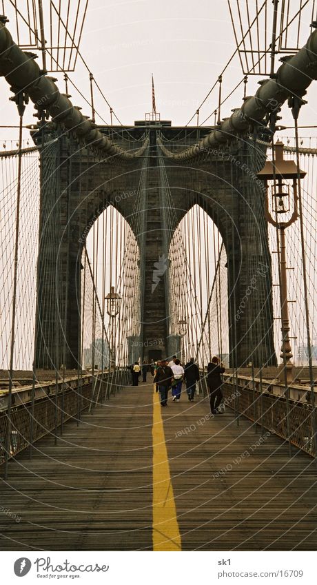 Brooklyn Bridge NY New York City Symmetry Lanes & trails