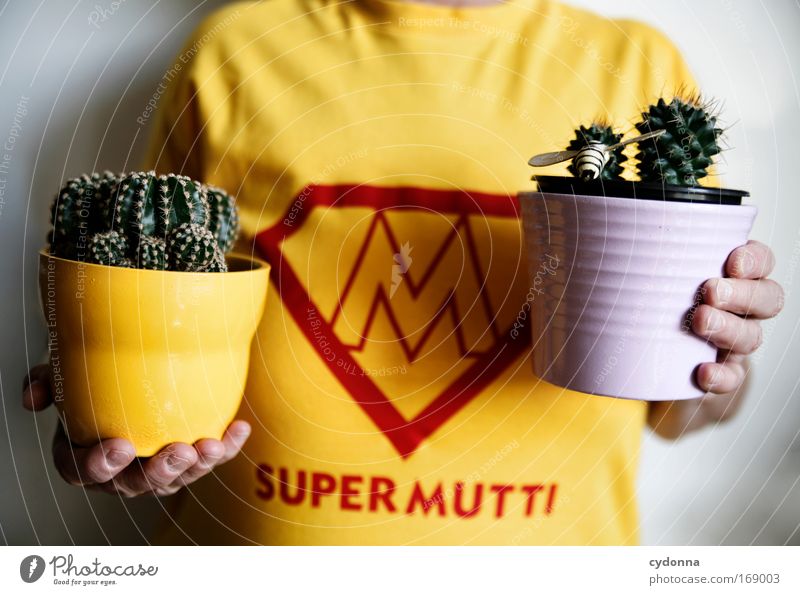 SUPERMUTTI Human being Woman Adults Mother Hand Cactus Sign Characters Effort Movement Uniqueness Experience Colour Communicate Life Love Protection Dream