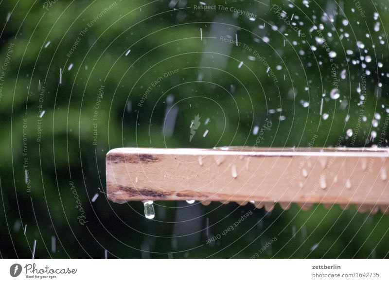 rain Irrigation Garden Cast Background picture Garden plot Climate Deserted Lawn sprinkler Rain Rainwater Strong Copy Space Water Drops of water Weather Table