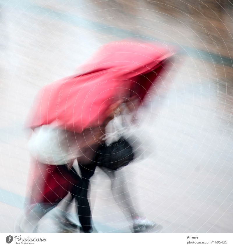 there is no escape Human being Adults Legs 2 Bad weather Storm Rain Thunder and lightning Street Weather protection Blanket Planet Walking Running Jump Elegant