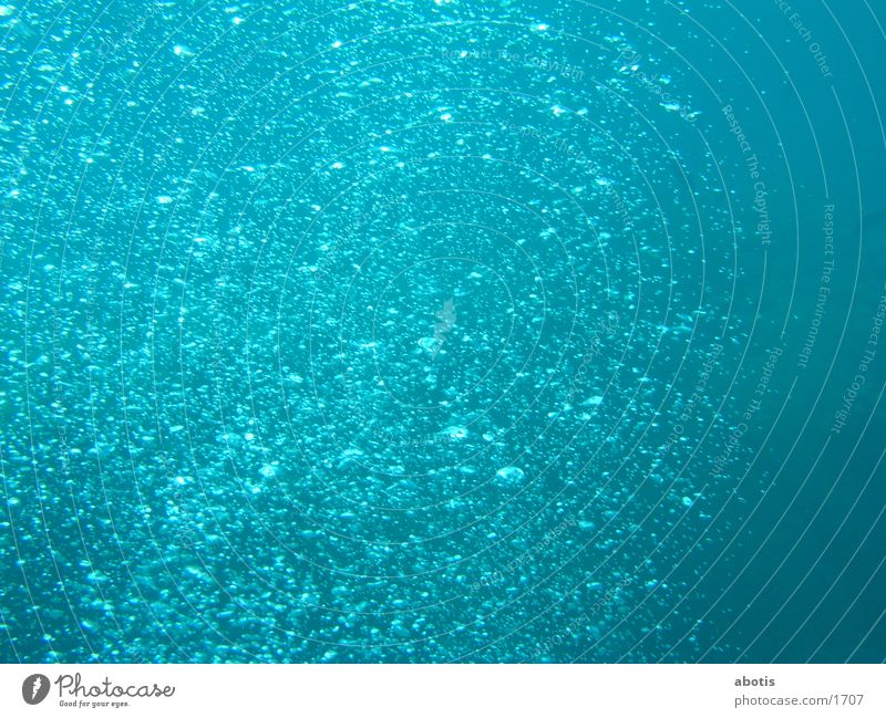 red sea bubbles Ocean Red Sea air bubbles Blue Detail Multiple