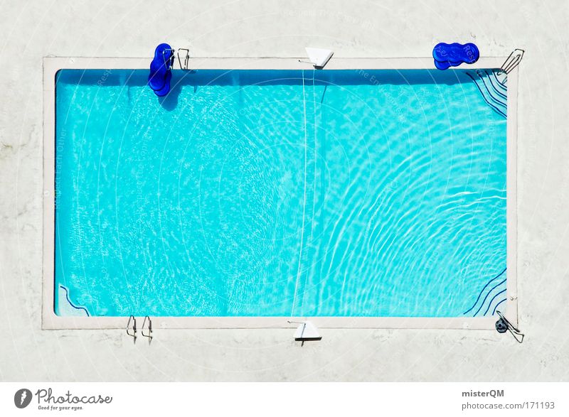"Minimeer" or "That the 3 meter board springs so well..." Colour photo Multicoloured Exterior shot Aerial photograph Deserted Copy Space left Copy Space right