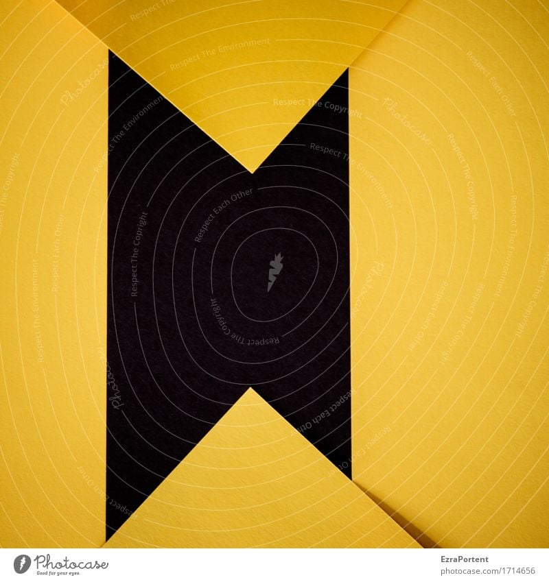 S\/G/\ Paper Sign Signs and labeling Line Arrow Stripe Yellow Black Design Colour Advertising Background picture Illustration Graph Graphic Minimalistic Simple