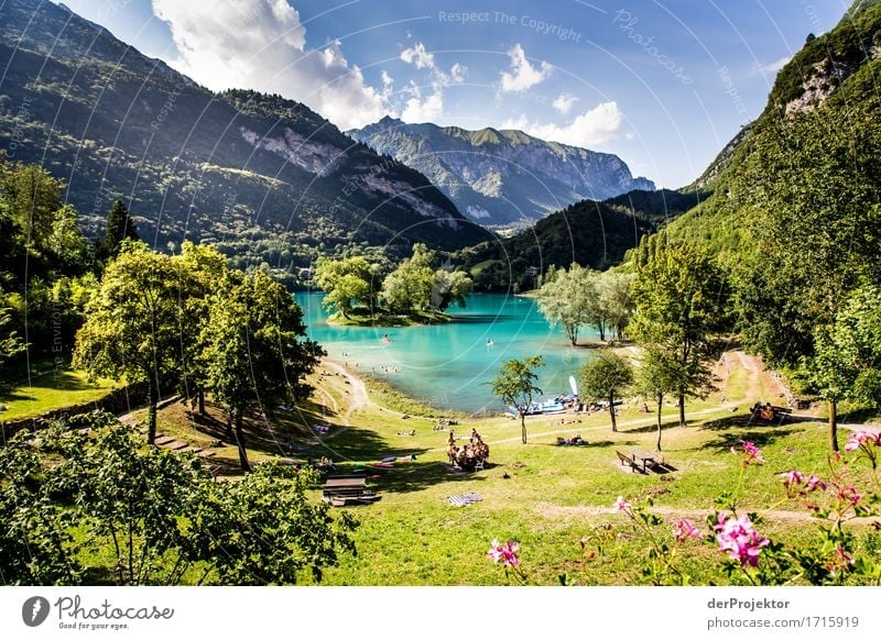 Lago di Tenno in Italy Vacation & Travel Tourism Trip Adventure Far-off places Freedom Summer vacation Sunbathing Beach Mountain Hiking Environment Nature