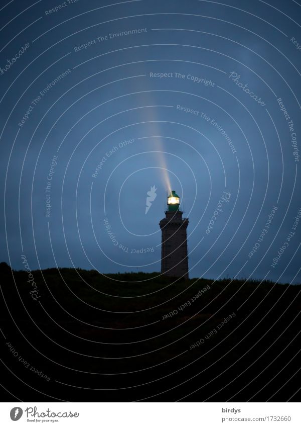 Lighthouse at Cap Frehel Vacation & Travel Coast Cap Fréhel Illuminate Exceptional Positive Blue Yellow Black Trust Safety Conscientiously Calm Homesickness