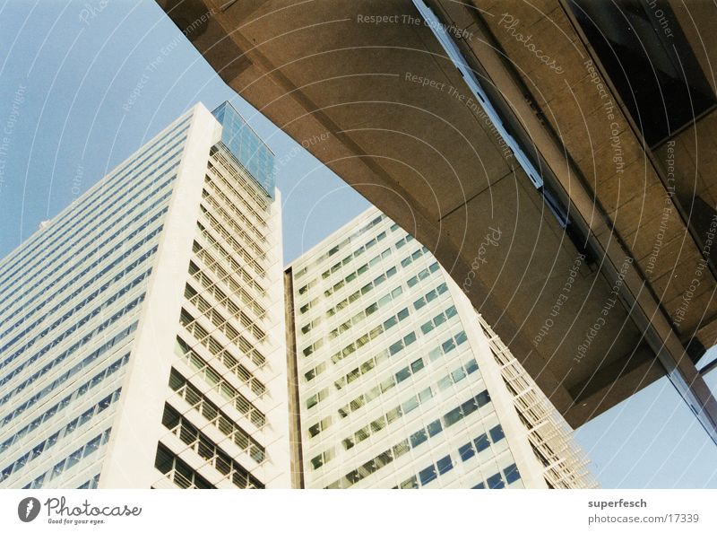 Donaucity Town Vienna High-rise Concrete Architecture Glass