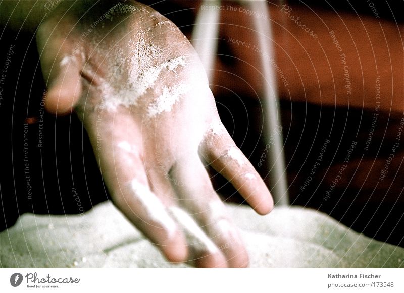 sand play Hand Sand Touch Natural White Serene Calm Trickle Grainy Sand on the skin Time Timeless timelessness Summer Fingers Transience palm Beige Colour photo