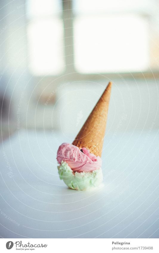ice Ice ice cream gelato Colour raspberry Pistachio