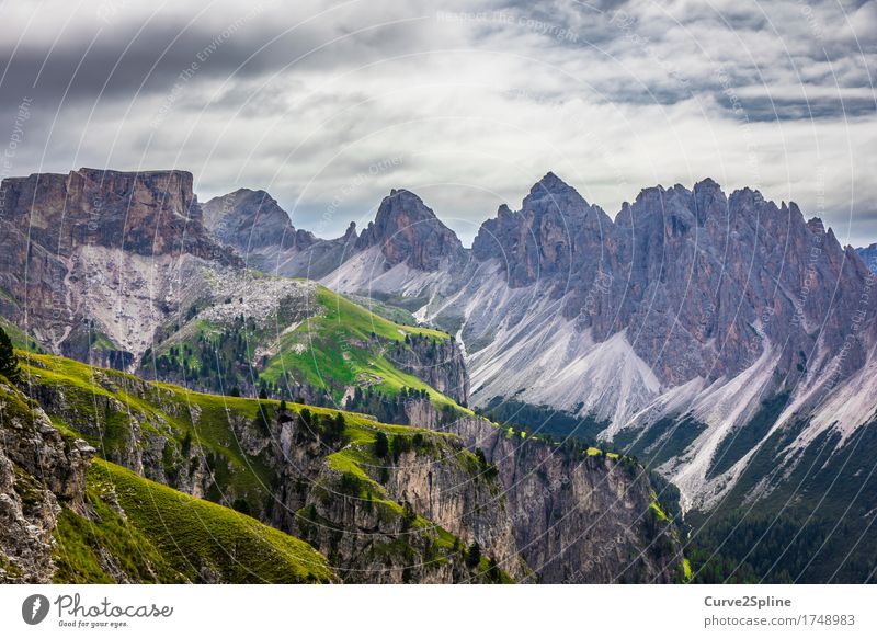 mountain worlds Nature Landscape Elements Sky Clouds Summer Bad weather Meadow Field Forest Hill Rock Alps Mountain Peak Hiking Massive Gravel Scree Point