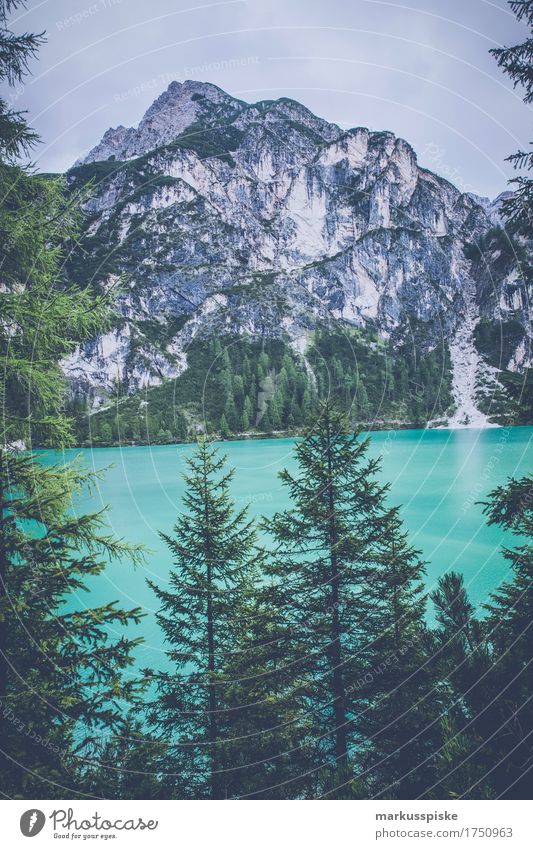 Braies Wild Lake Lifestyle Athletic Fitness Harmonious Well-being Contentment Relaxation Calm Leisure and hobbies Fishing (Angle) Vacation & Travel Tourism Trip