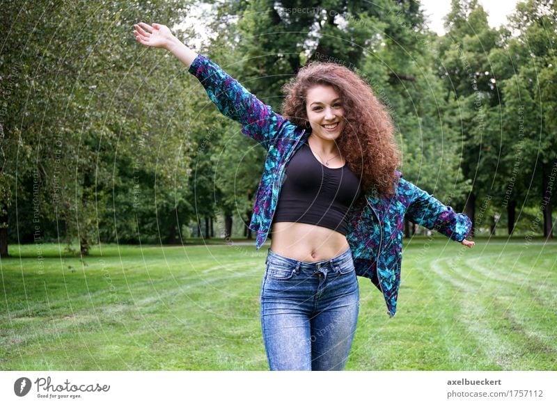 young spanish woman enjoying nature Lifestyle Joy Well-being Leisure and hobbies Freedom Summer Human being Feminine Girl Young woman Youth (Young adults) Woman