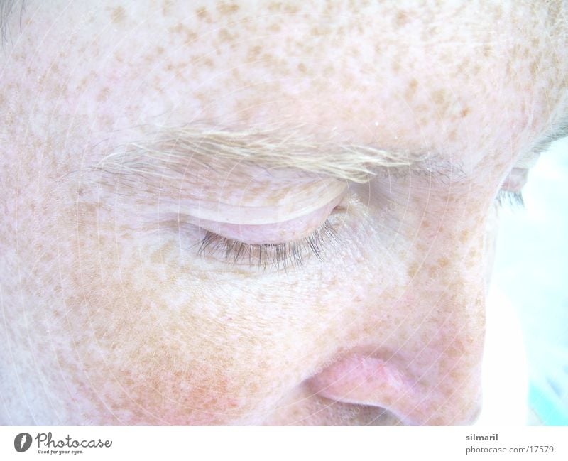 I'm so over the moon/ in your freckles II 1 Human being Bright Pigmented mole Facial colour Skin color Pallid Man's nose Complexion Partially visible Freckles