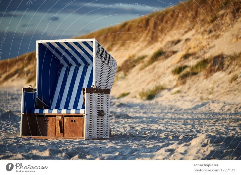 Get some rest #1 Vacation & Travel Tourism Freedom Summer Summer vacation Beach Ocean Island Landscape Sky Clouds Coast North Sea Sylt Blue Brown White
