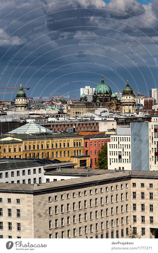 Panoramic view over Berlin with Berlin Cathedral Berlin_Recording_2019 theProjector the projectors farys Joerg farys Wide angle Panorama (View)