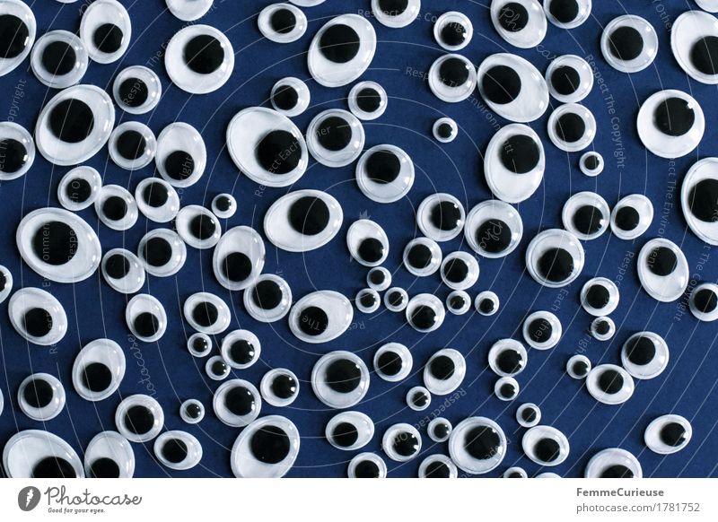 Field of view_1781752 Eyes Surveillance Observe Police state Monitoring Opthalmology Vantage point Perspective Eyewitness Blue White Black wobbly eyes