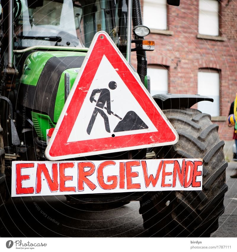 how to drive with the handbrake applied Agriculture Forestry Energy industry Renewable energy Village Street Tractor Sign Characters Signage Warning sign