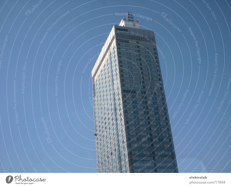 Berlin Alexanderplatz High-rise Hotel White Architecture Blue
