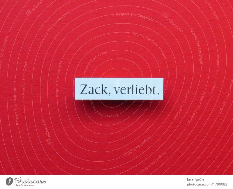 Zack, in love. Characters Signs and labeling Communicate Sharp-edged Red White Emotions Happy Joie de vivre (Vitality) Spring fever Enthusiasm Euphoria Passion