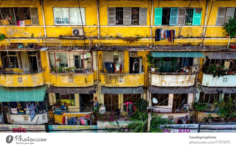 Front Of Houses In Ho Chi Minh City Vietnam A Royalty Free Stock Photo From Photocase