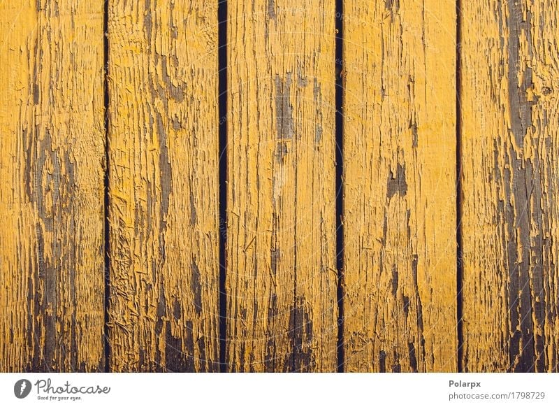 Yellow wooden planks with peeling paint Design Decoration Wallpaper Building Old Dirty Natural Retro Colour background wall Consistency Grunge Rough board Plank