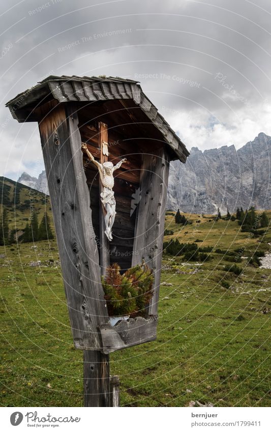 crucifix Environment Landscape Storm clouds Climate Bad weather Wind Gale Field Rock Alps Threat Gray Truth Honest Authentic Belief Religion and faith Nature