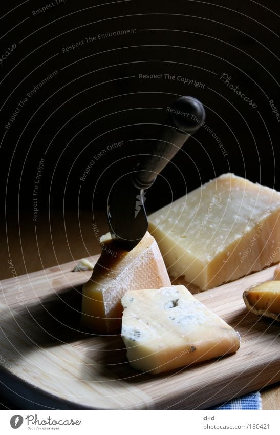_/_ Food Cheese Dairy Products Nutrition Dinner Knives Delicious Cheese knife Chopping board Cut Gourmet Dish Cheese slice Cheese body Goat`s cheese Gorgonzola