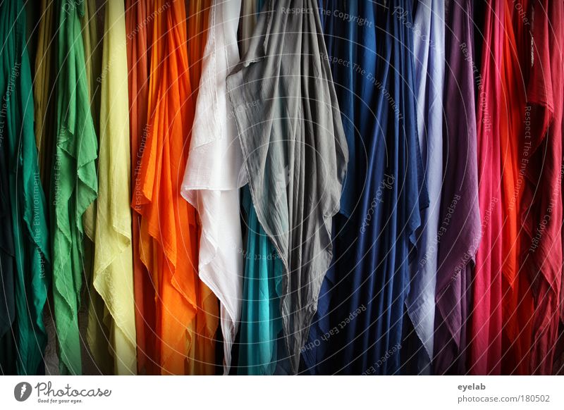 Cleaning cloth collection Colour photo Multicoloured Exterior shot Interior shot Close-up Detail Deserted Copy Space left Copy Space right Copy Space top