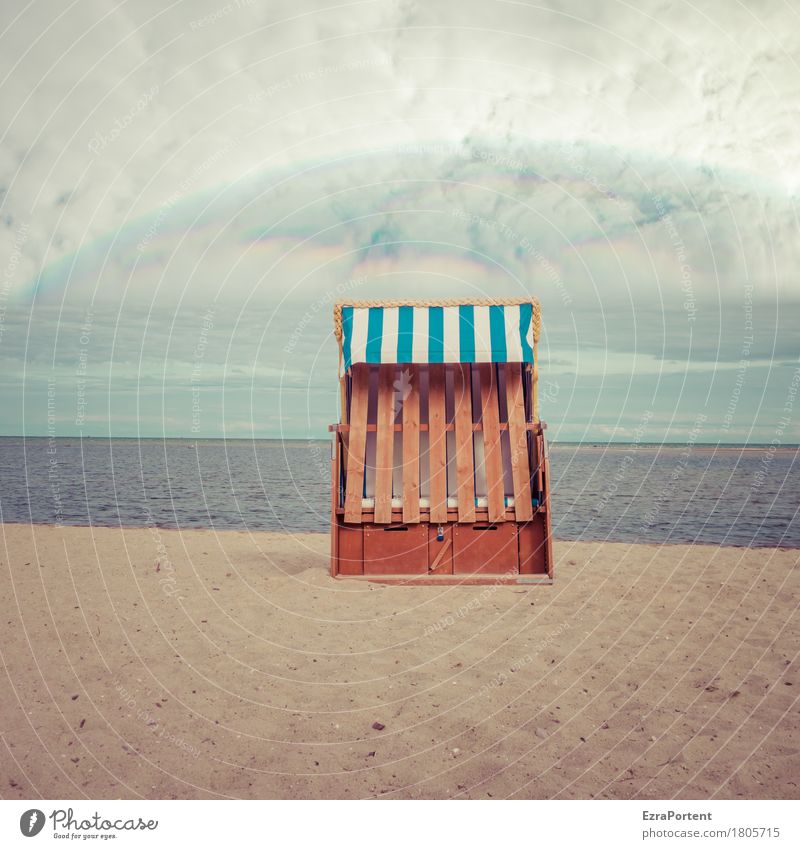 shining saint beach chair Wellness Harmonious Senses Relaxation Calm Vacation & Travel Tourism Adventure Far-off places Freedom Summer Beach Ocean Environment