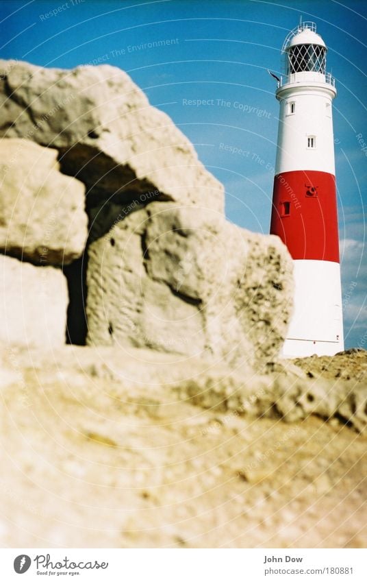 to the lighthouse Island Sand Hill Rock Coast Tower Lighthouse Manmade structures Architecture Tourist Attraction Navigation Communicate Protection