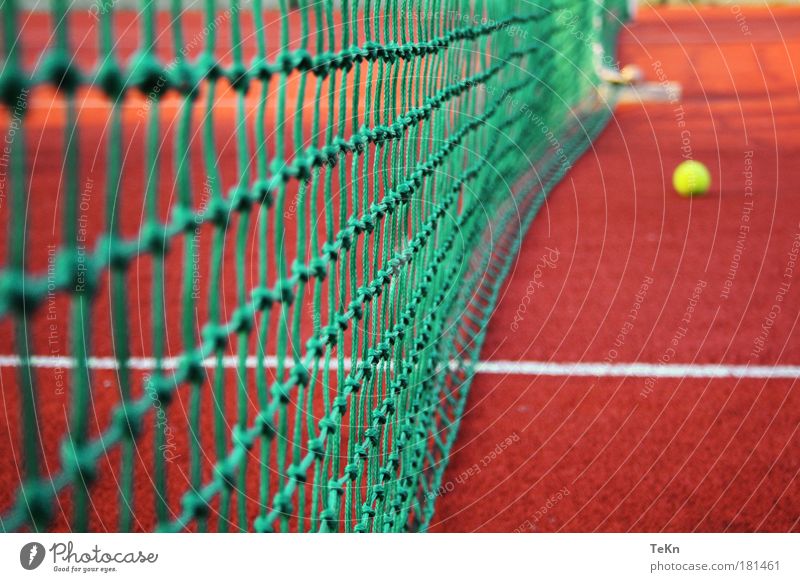 tiebreak Colour photo Exterior shot Deserted Day Wide angle Leisure and hobbies Playing Tennis Observe Make "tennis Tennis court Ball playing field," Net