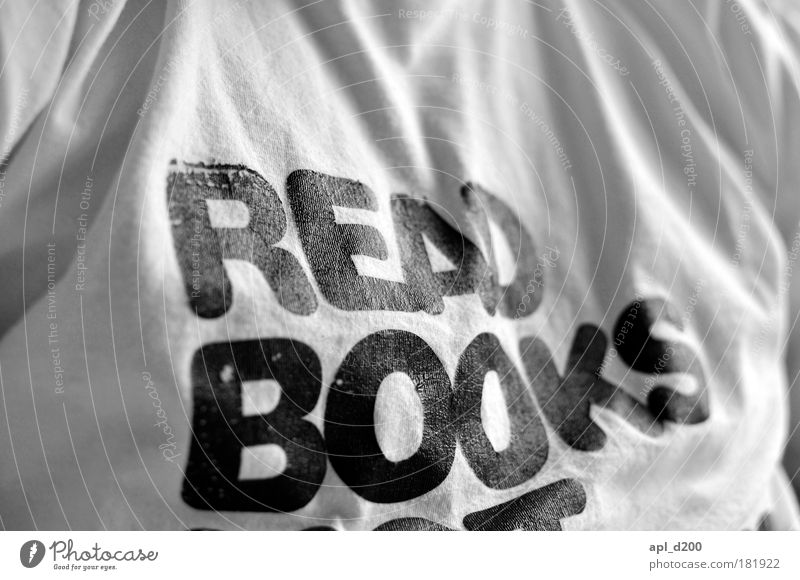 bookworm Black & white photo Interior shot Copy Space top Day Shallow depth of field Upper body Human being Masculine Chest 1 Media Book Carrying Esthetic