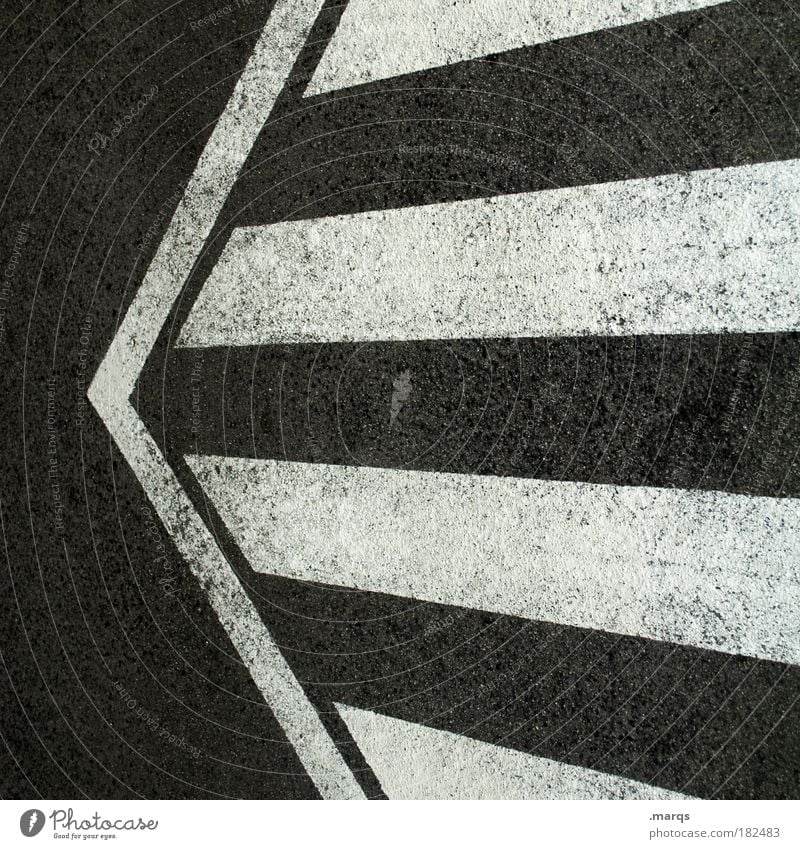 <= Black & white photo Interior shot Abstract Pattern Deserted Bird's-eye view Mathematics Transport Traffic infrastructure Road traffic Motoring Street