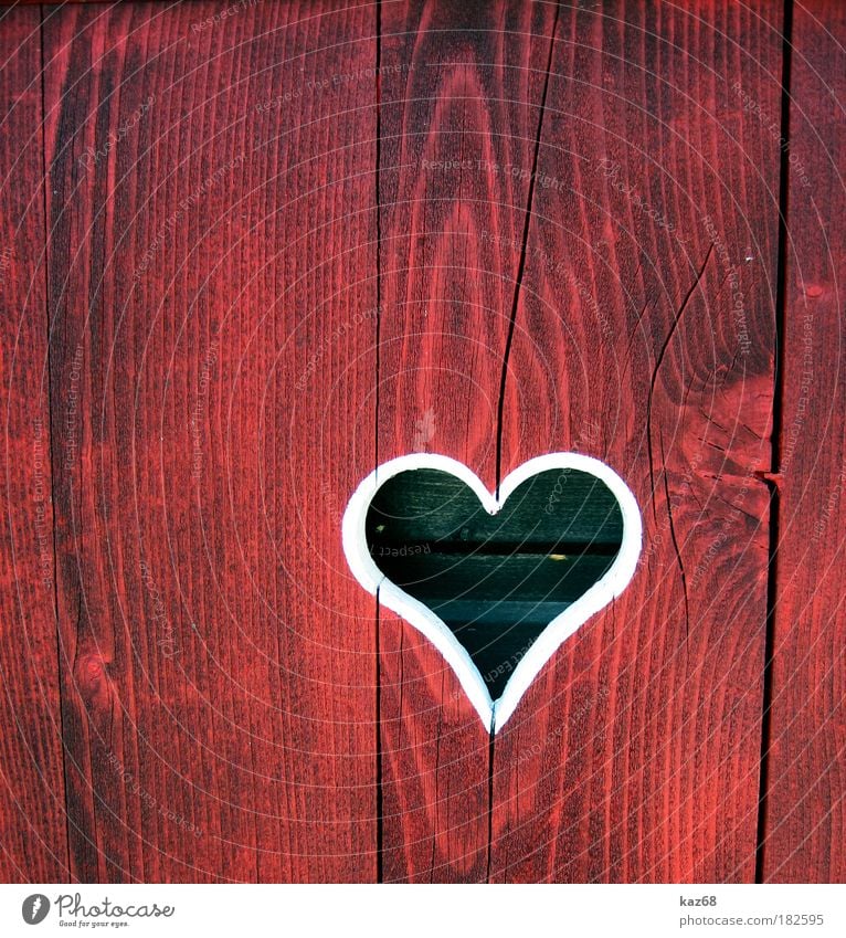 love Heart Wood Sincere Invitation Red White Door Window Birthday Friendliness kaz68 Salutation Infatuation House (Residential Structure) Bavaria Hard