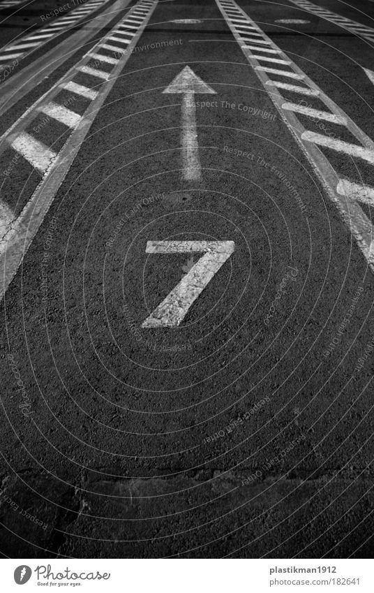 8 Black & white photo Exterior shot Detail Sign Digits and numbers Road sign Symmetry Lucky number