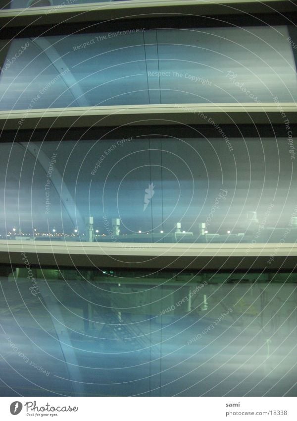 Dubai airport Panorama (View) Window Reflection Architecture Airport Glass Modern Large