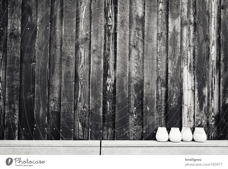 Four candles Black & white photo Exterior shot Detail Deserted Copy Space left Copy Space right Copy Space top Copy Space middle Day Contrast Life Sauna Candle