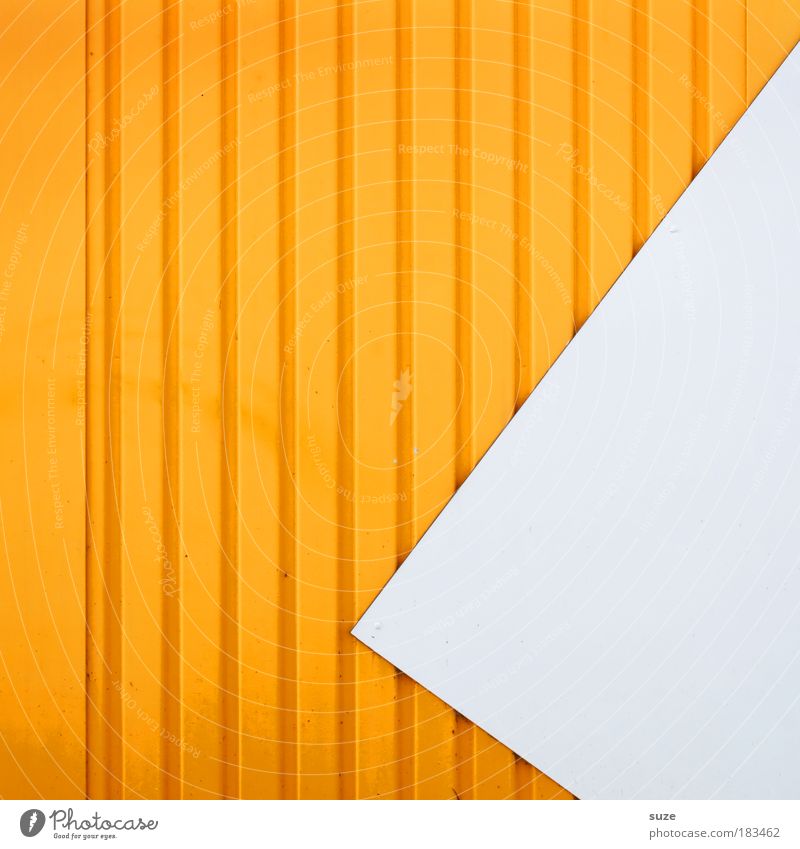 vertical Style Design Art Architecture Wall (barrier) Wall (building) Facade Line Arrow Authentic Sharp-edged Simple Modern Crazy Point Yellow White