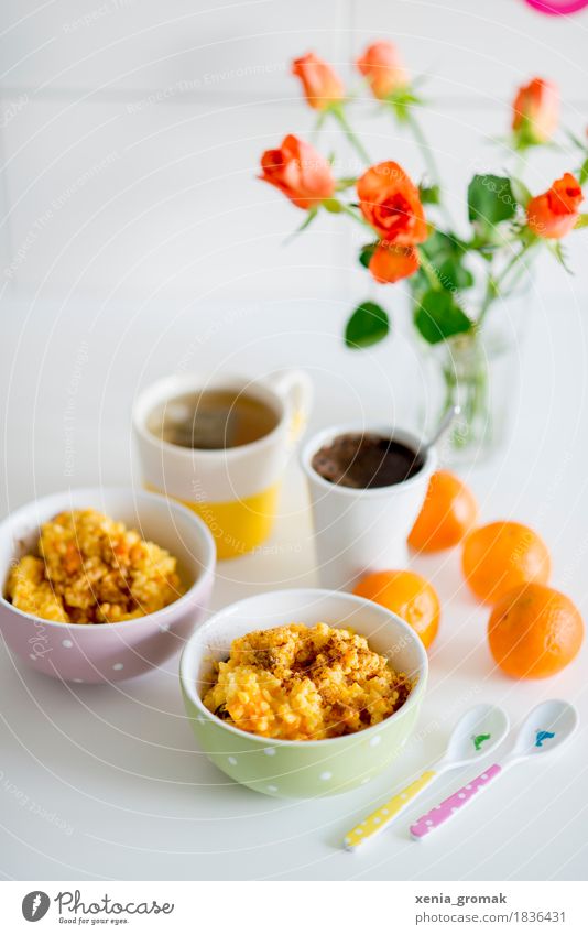 Breakfast for two Food Fruit Grain Dessert Nutrition Lunch To have a coffee Organic produce Vegetarian diet Diet Beverage Hot drink Coffee Tea Bowl Cup Mug