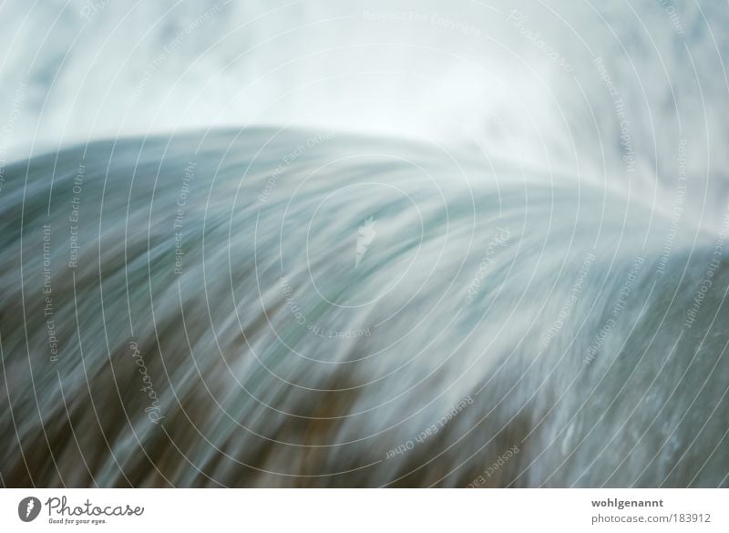 Running Water Colour photo Exterior shot Deserted Day Motion blur Bird's-eye view Landscape River Waterfall Movement Energy Moody Flow Brook Inject