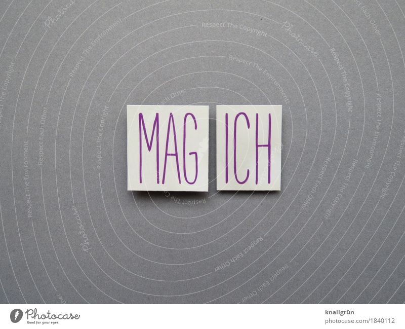 MAG ICH Characters Signs and labeling Communicate Sharp-edged Gray Violet White Emotions Moody Joy Contentment Enthusiasm Friendliness Curiosity Interest