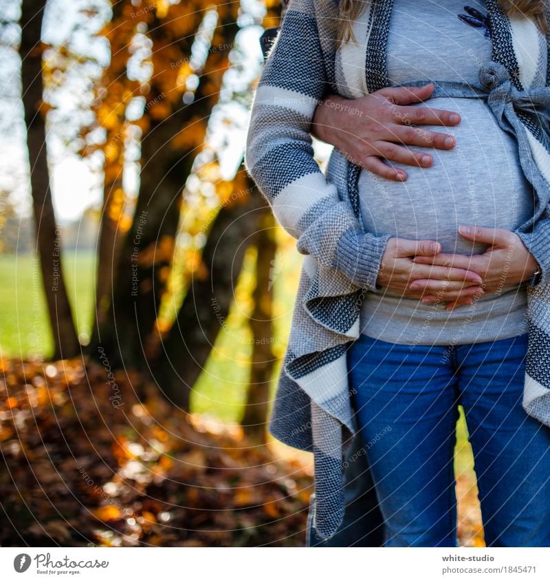 Love is .... Young woman Youth (Young adults) Woman Adults Arm Hand Stomach 2 Human being Together Offspring Family planning Baby Baby bump Pregnant Happy